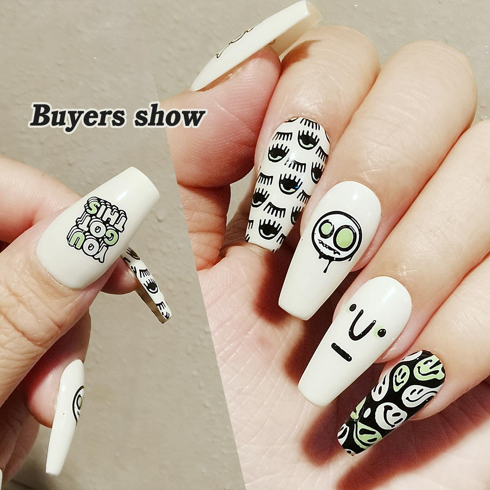 MR.FOX Nail Stamping Plate Set, 8Pcs Nail Art Stamp Kit Templates for Women  with Plenty of Images: Buy Online at Best Price in Egypt - Souq is now  Amazon.eg