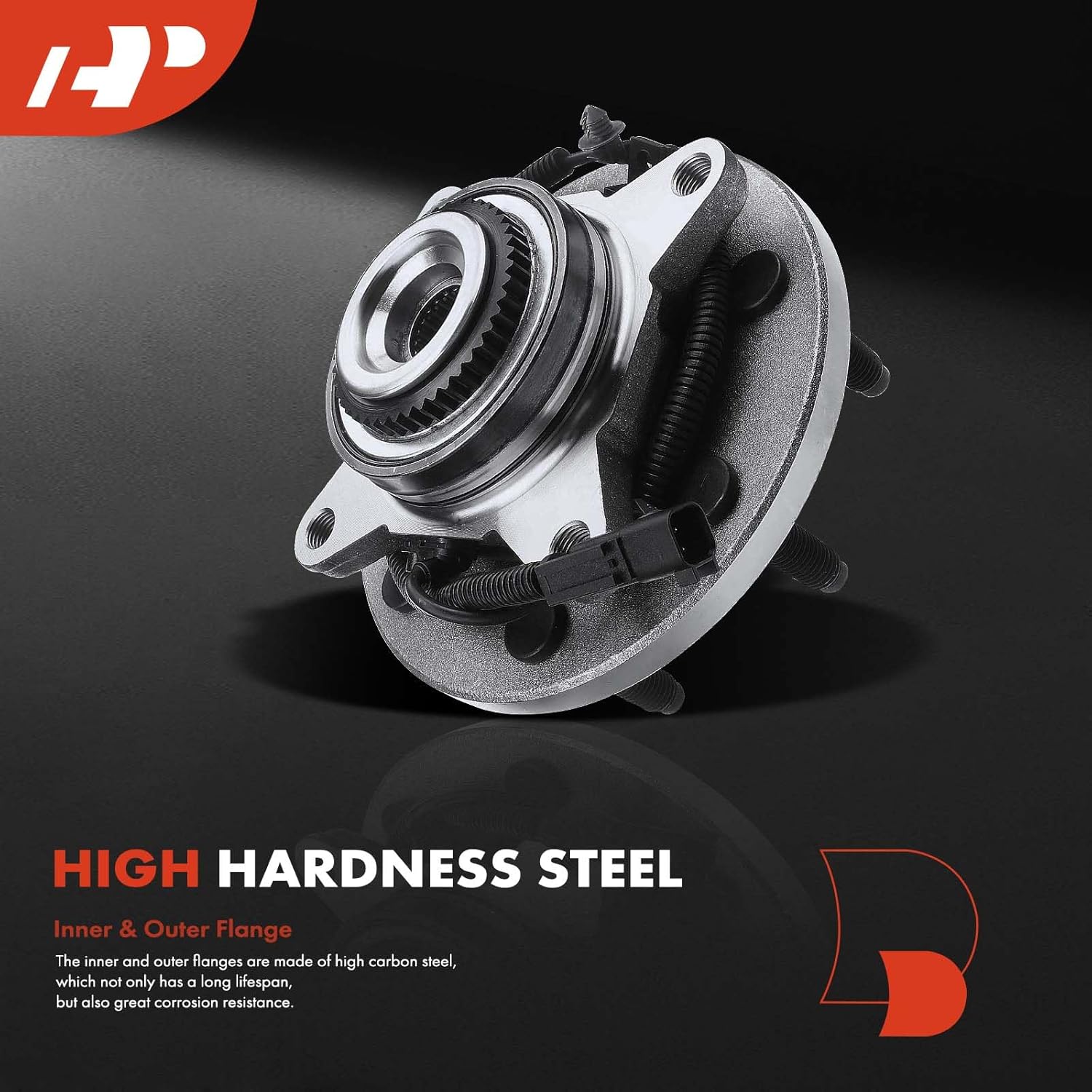 A-Premium Front Wheel Bearing and Hub Assembly with ABS & 7-Lug Compatible with Ford F-150 2010-2014, AWD or 4WD