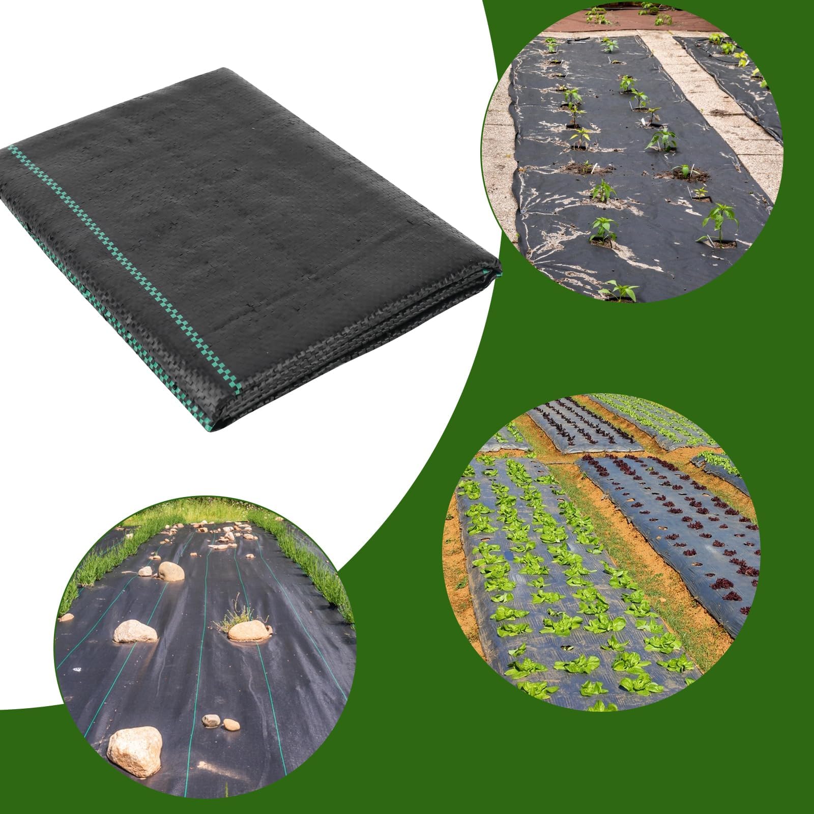 Włóknina przeciw chwastom, 2 x 2 m, włóknina do piaskownicy, podkładka do piaskownicy, oddychająca, odporna na rozerwanie, ochrona przed chwastami, osłona piaskownicy dla dzieci