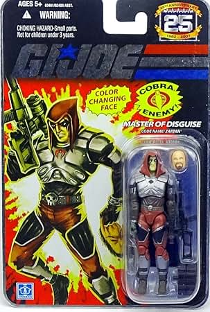 GIジョー・ザルタン Amazon.com: G.I. Joe: 25th Anniversary Single Pack - Zartan