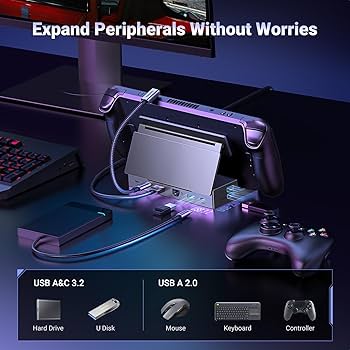 Amazon.com: UGREEN Steam Deck Dock 9-in-1 USB C Docking
