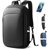 hk Business Backpack for Men 17 Inch,Slim & Expandable Waterproof Travel Laptop Backpack with USB Charging,Anti-Theft Lightweight Large Work Computer Bag,College Laptop Backpacks Gifts for Men Women