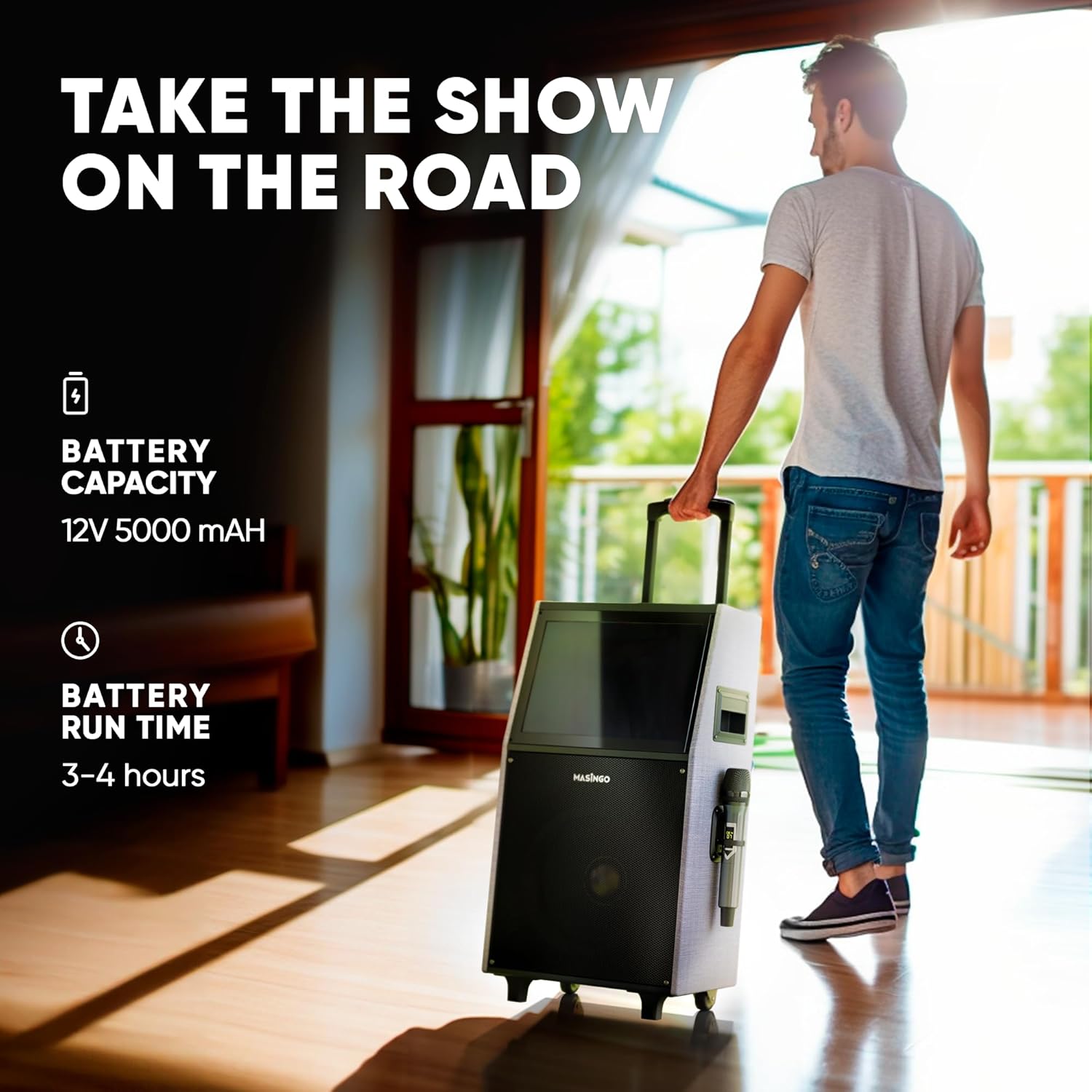 MASINGO Allegro X8 2.0 Portable Design