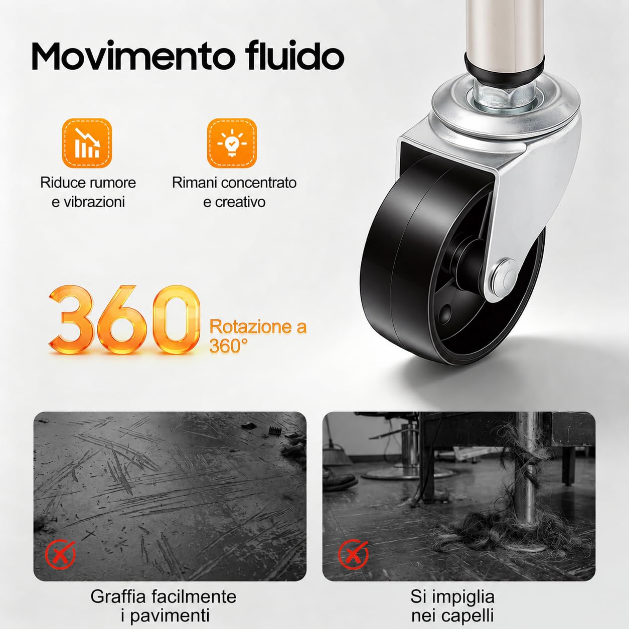 Carrello da Parrucchiere con Ruote, 36 x 85,5 cm, 5 Cassetti, Rettangolare, 6-Etagen Carrello Estetista con Aperture Multiple per Parrucchieri, Gioielli, Cosmetici, Salone di Bellezza, SPA
