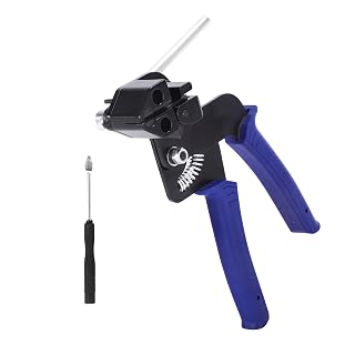 Metal Zip Ties Cutter Stainless Steel Cable Tie Gun for Self-Locking Stainless Steel Cable Ties Heavy Duty Tensioning Cutting Tool with Free Zip Tie Release Tool - Amazon product rated Grade B