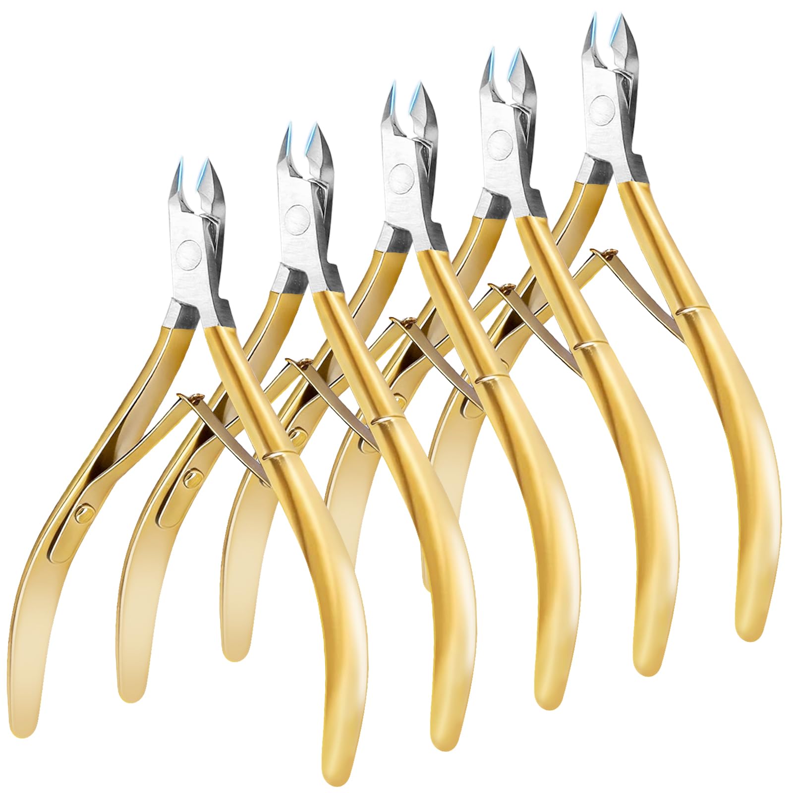 5 Packs Cuticle TrimmerKit, 7mm Jaw Cuticle Nippers
