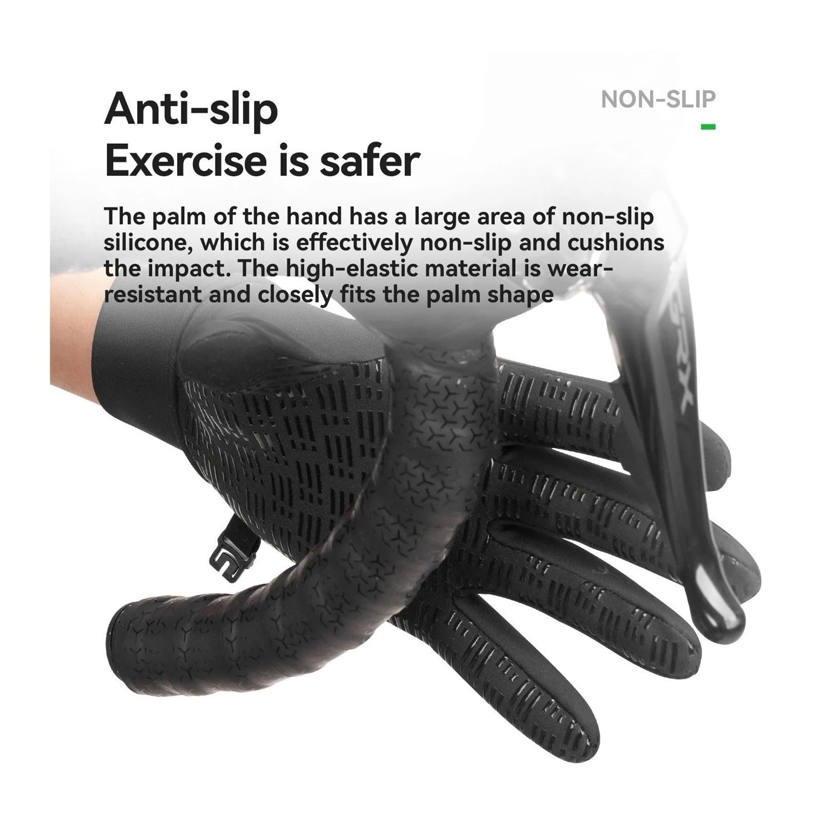 Guanti da ciclismo Inverno Autunno Grafene Touch Screen caldo antivento