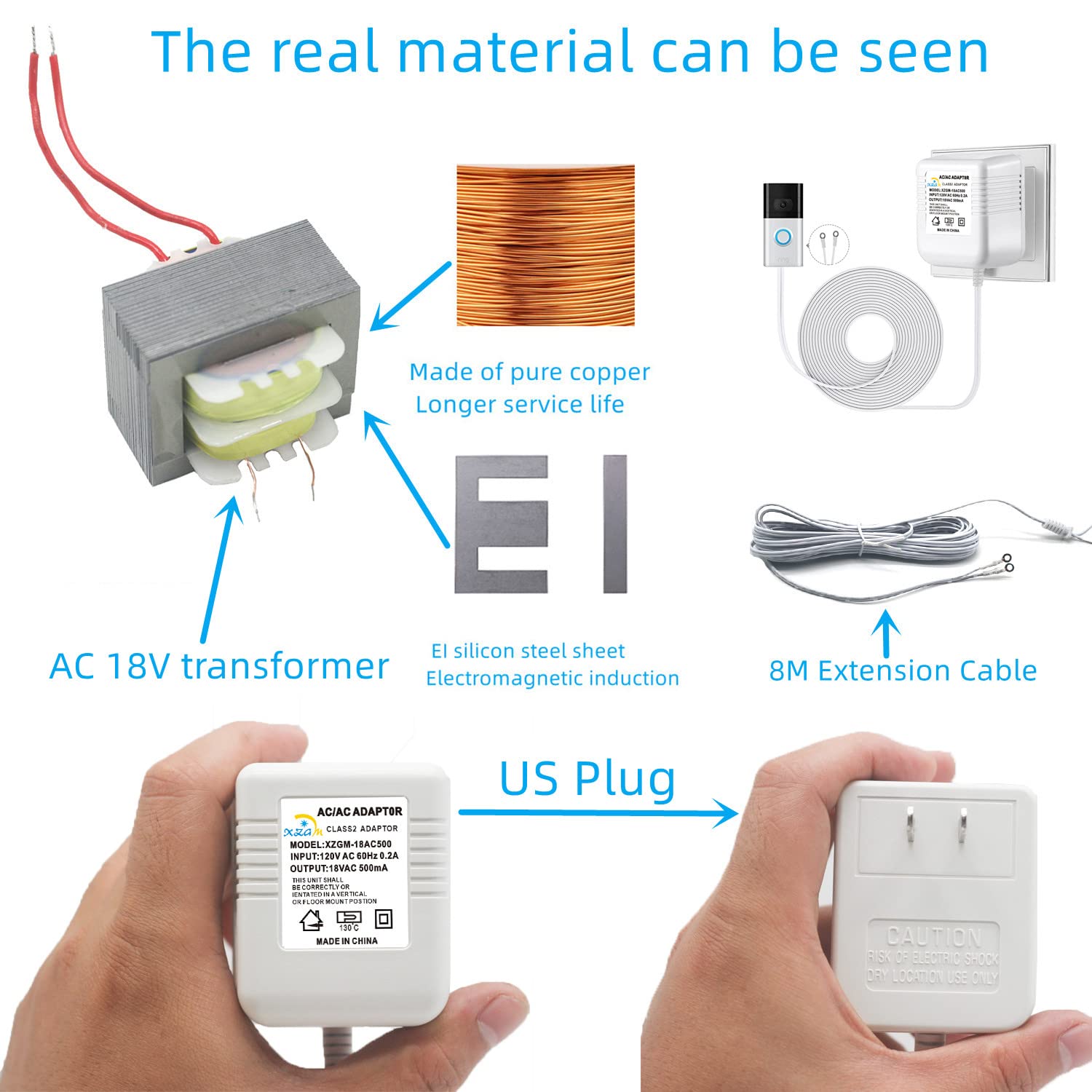 Ring Doorbell Power Adapter - Universal Compatibility -4 Ring Doorbell Power Adapter - Universal Compatibility -4