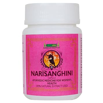 GREENGOLD Nari Sanghini Capsules | Ayurvedic Women’s Wellness | Supports Hormonal Balance & Menstrual Health | Relief from PMS & Menopause Symptoms | 100% Natural