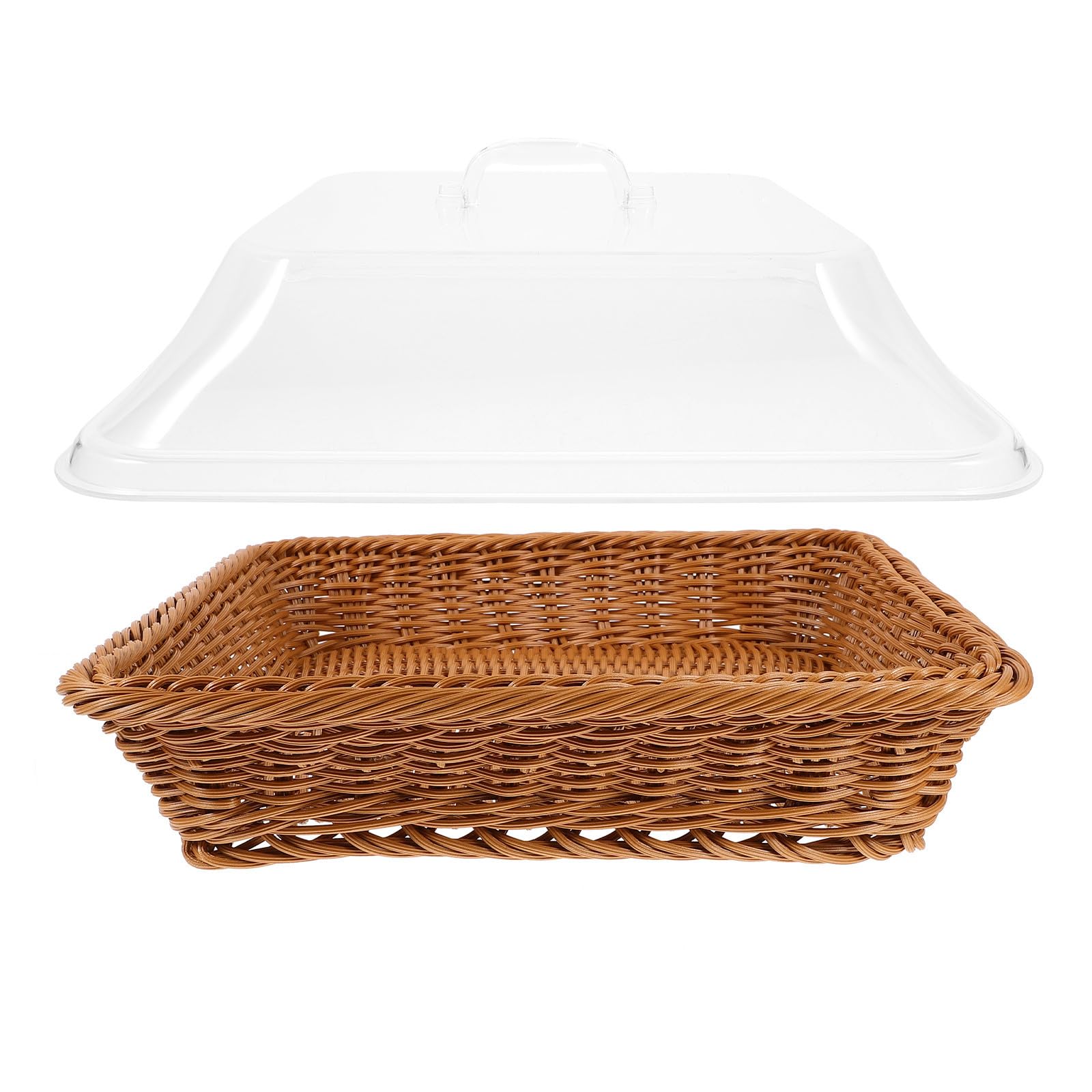 Cesta de pan tejida reutilizable para mantener la limpieza en tu cocina