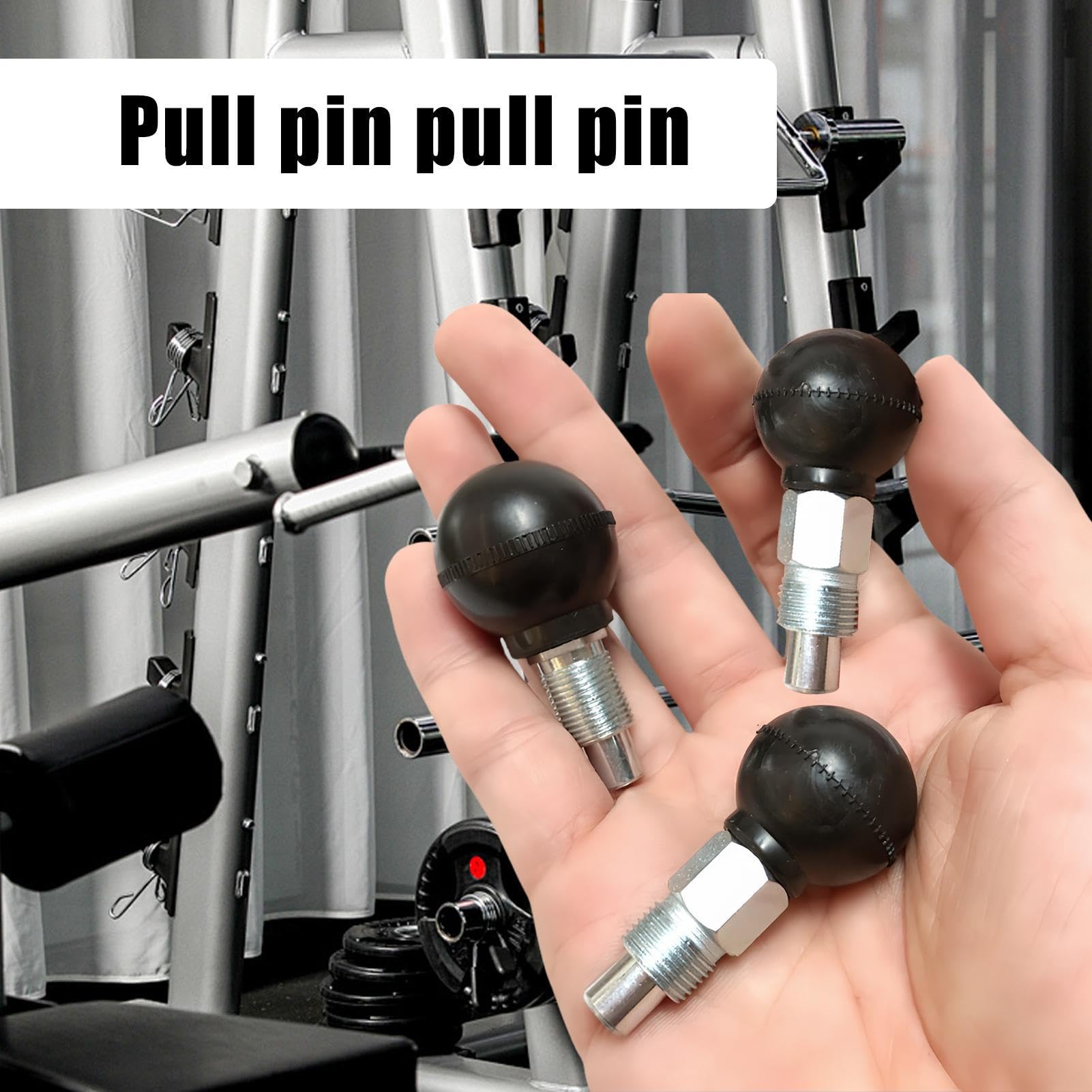 Kugelgriff Rastbolzen - Federbolzen Positionierstift | Selbstverriegelnder Rückholzugstift | 2,5-3,2cm Metall Fitnessgeräte Zubehör Für Sportrad, Inversionsgerät, Trainingsgerät, Möbelbau, Druck- Zug