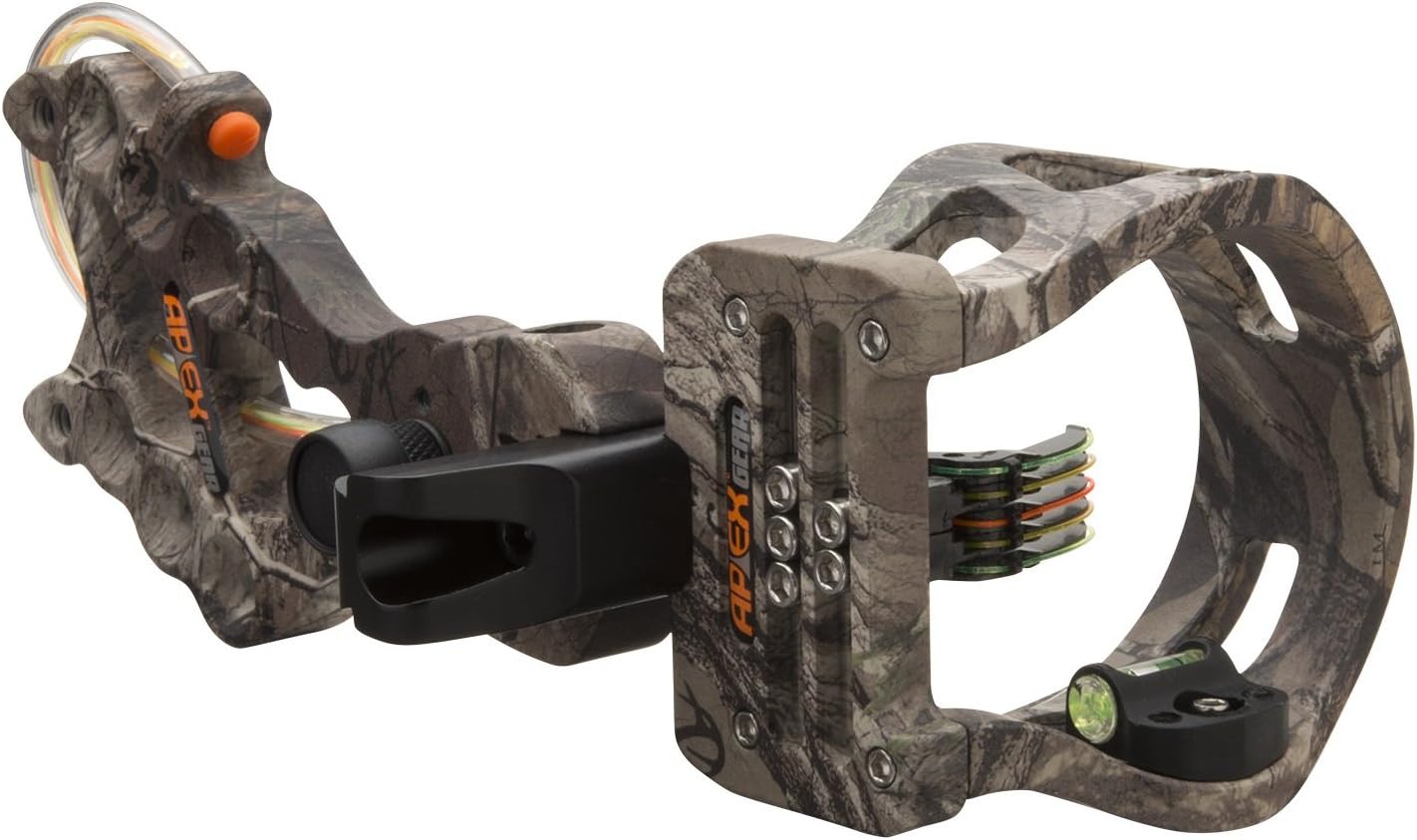 Apex AG1615J Accu Strike XS .019 5 Pin Archery Sight, Realtree Xtra, Left Hand/Right Hand