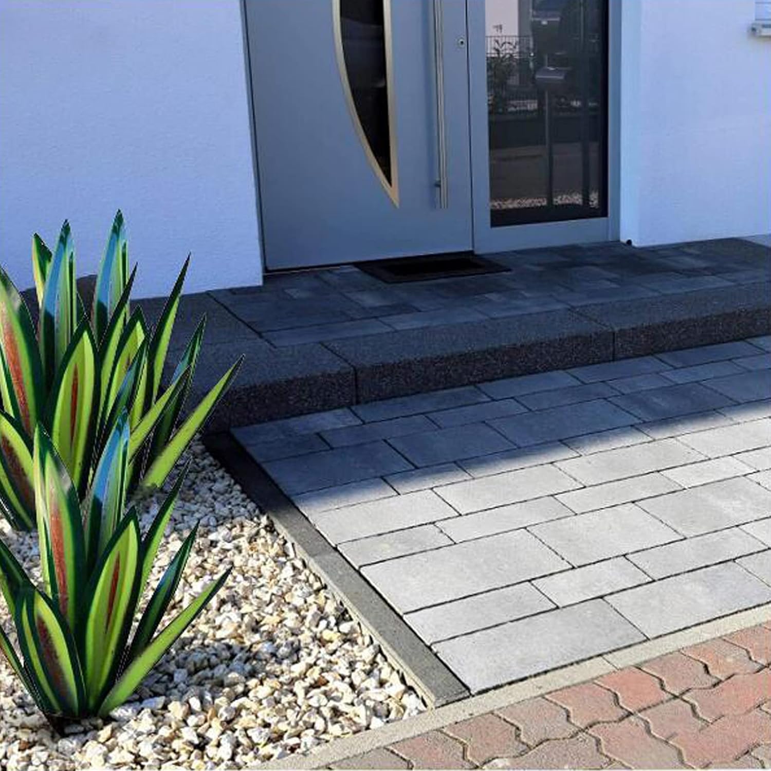 リュウゼツラン植物アート彫刻DIY素朴な金属リュウゼツラン植物アート彫刻オーナメントフィギュア装飾ホームオーナメント(65CM)、グ