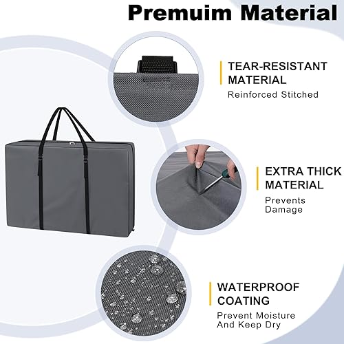 Miniatura 4 de Explore Land Bolsa de almacenamiento para silla de alta resistencia para plegable, Longue gravedad cero, peso ligero, transporte plegable andador