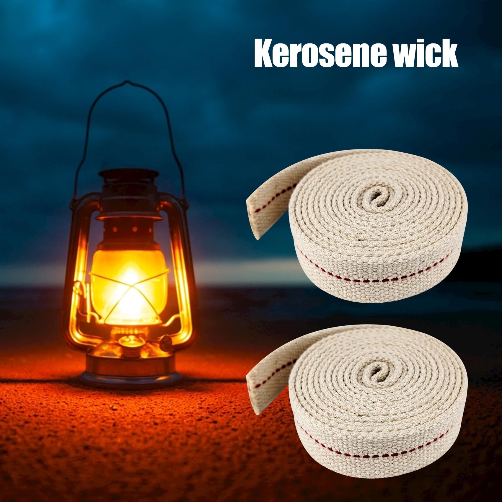 Amazon.com: 1 Roll Oil Lamp Wick - 6.5 Feet Roll, 1 Inch Flat