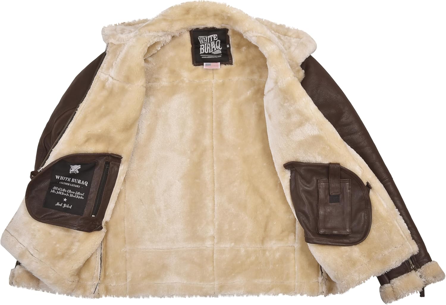 Best Aviator Jacket - WHITE BURAQ™ Men's B3 Bomber Jacket Review