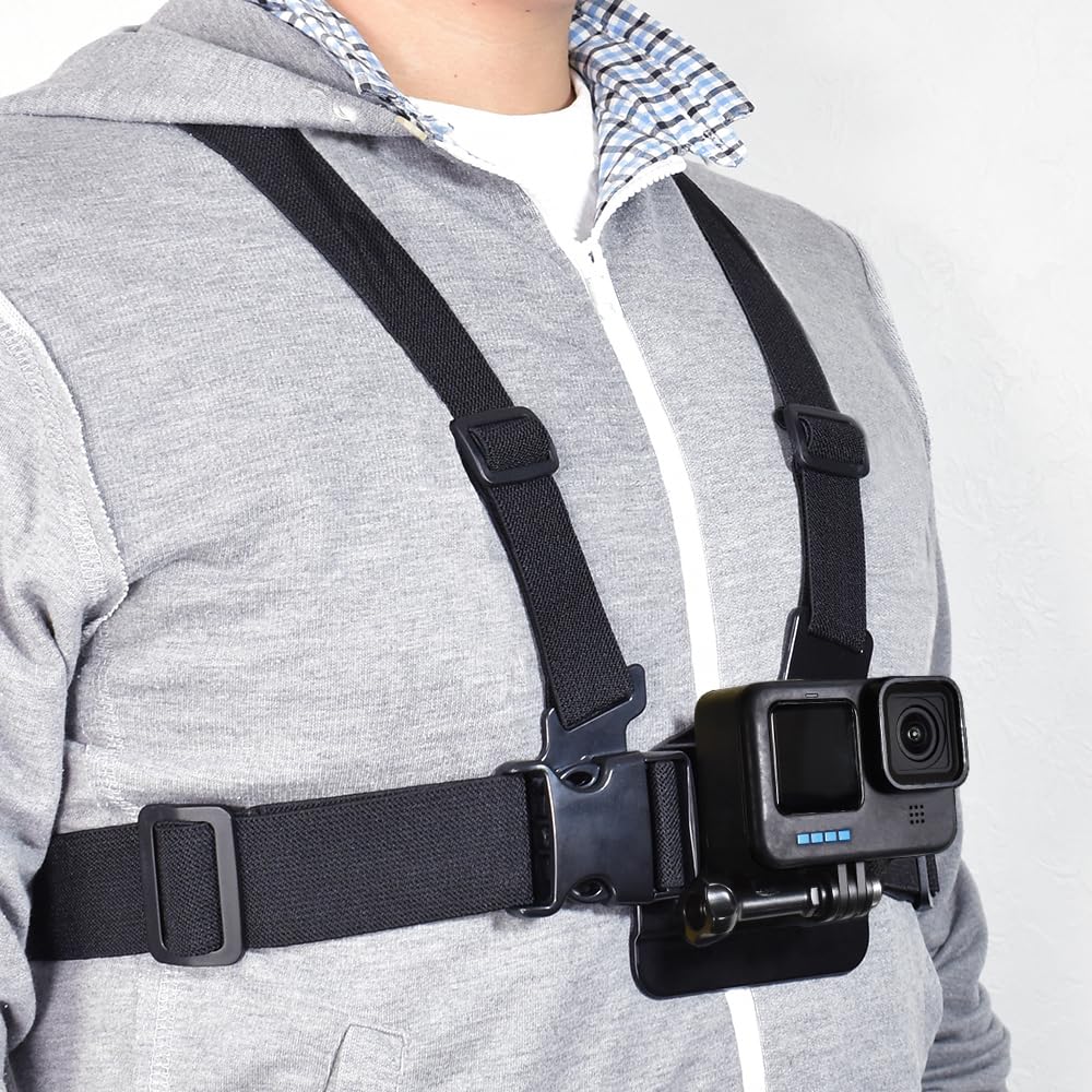 Amazon | GLIDER GoPro 用 アクセサリー チェストベースマウント 胸