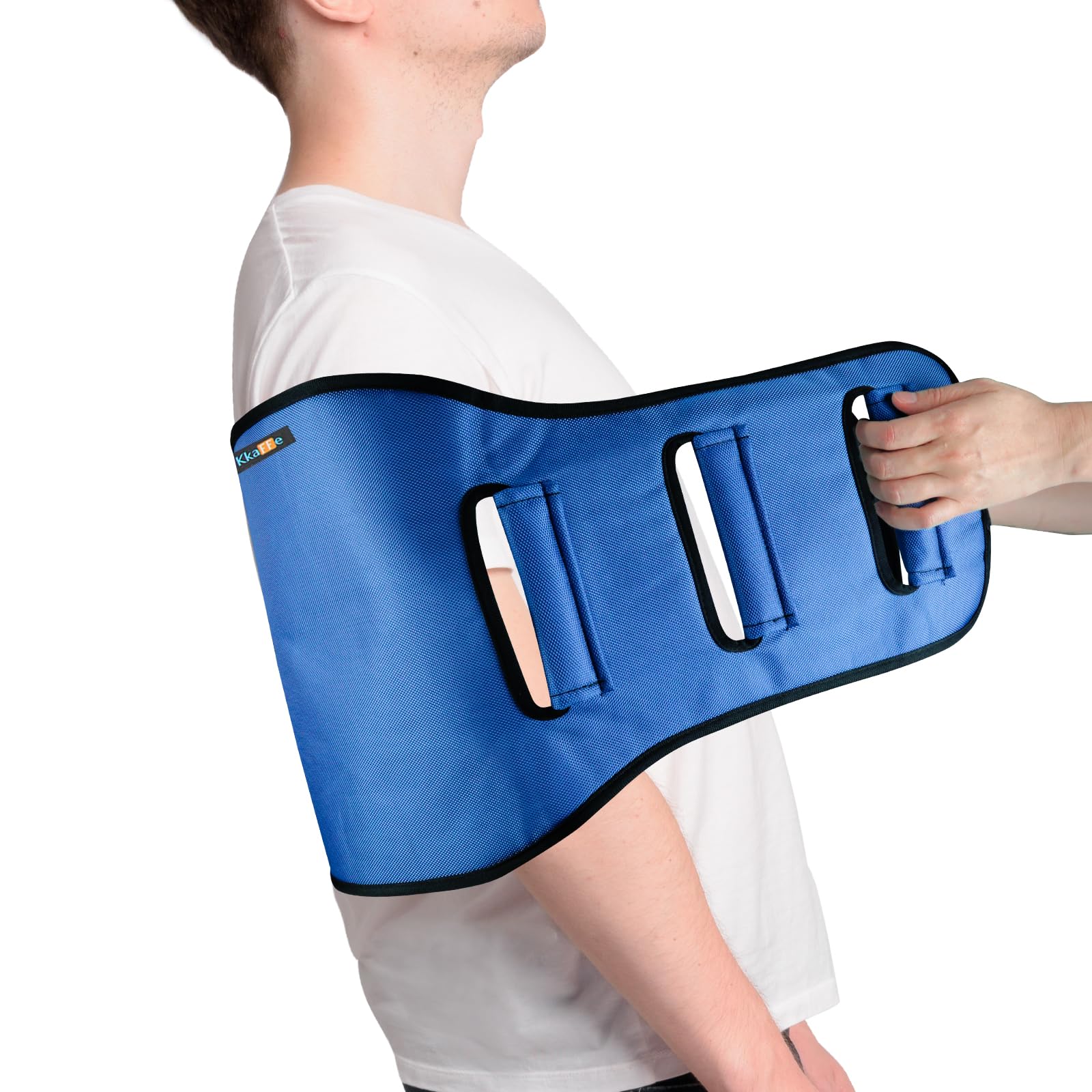 Transfer Sling for Patient,Patient Lift for Lifting Seniors，Transfer Belt with Porous Handle，Transfer Boards for Wheelchair Seatbelt Lift Assist Devices Gate Belts Medical for Elderly（Blue）