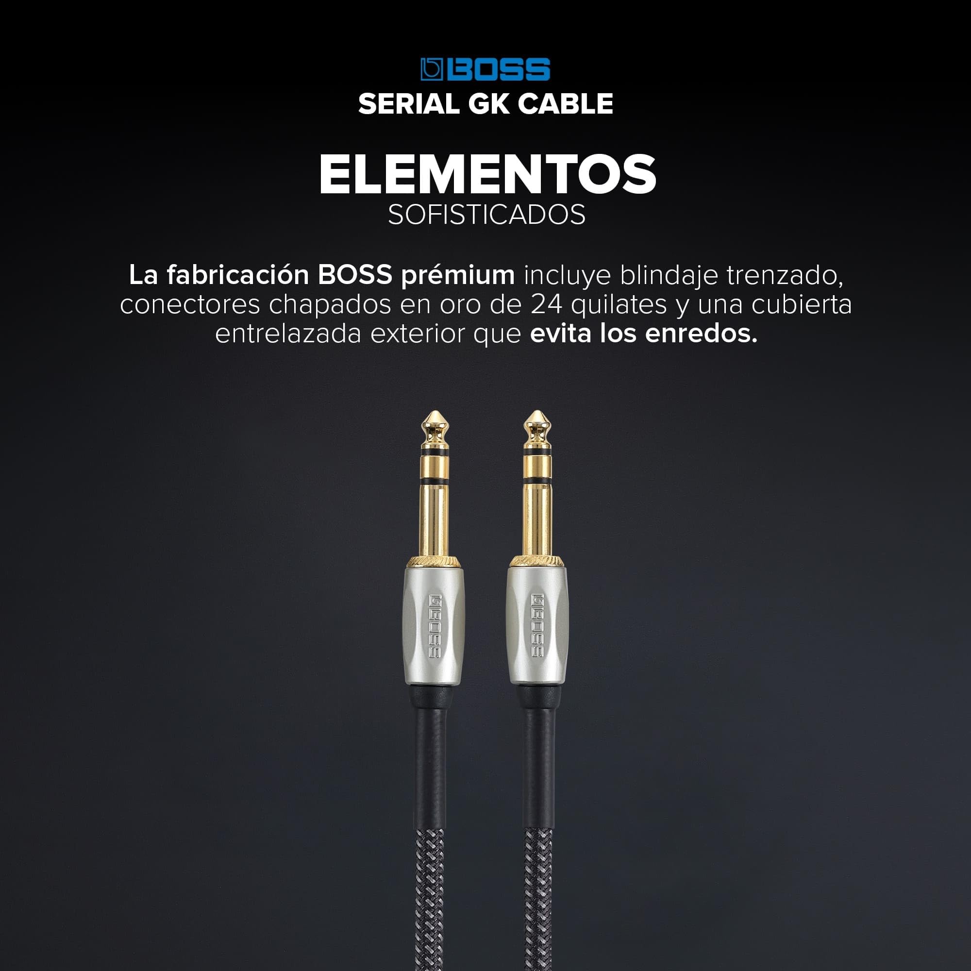 BOSS BGK-3 | Cable digital de alto rendimiento de 1 m para productos de sintetizador de guitarra Compatible con GM-800, GK-5, GK-5B, GKC-AD y GKC-DA