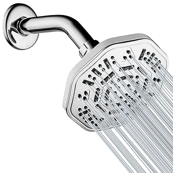 ALTON SHR22085 ABS, 5-INCH Overhead Shower With 9-INCH Brass Arm and Flange, Chrome Finish