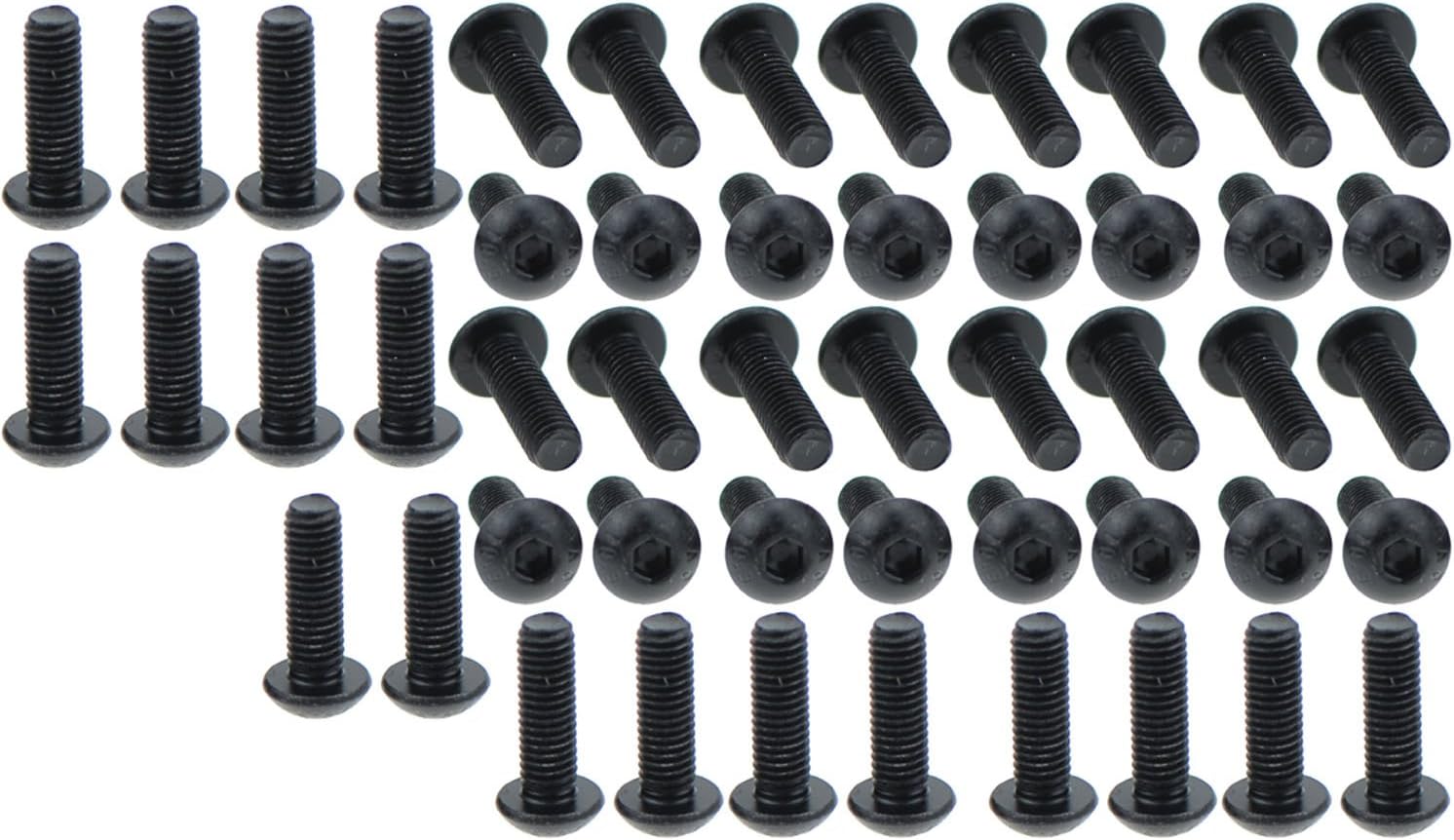 XunLiu Grade 10.9 Alloy Steel Button Head Hex Socket Screws (M5X16)