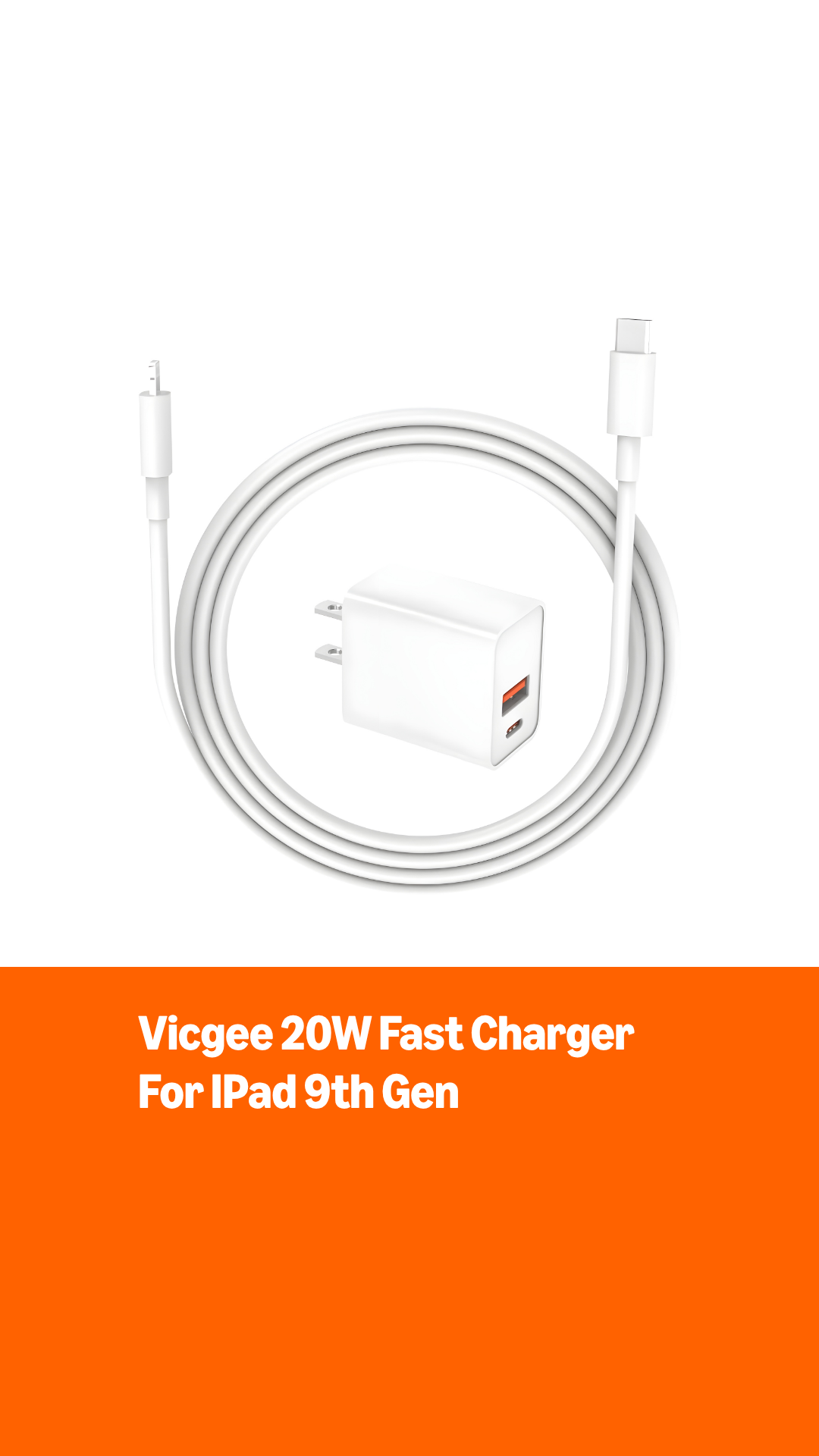 Amazon.com: [MFi Certified] 20W Fast Charger Fit for iPad 9th