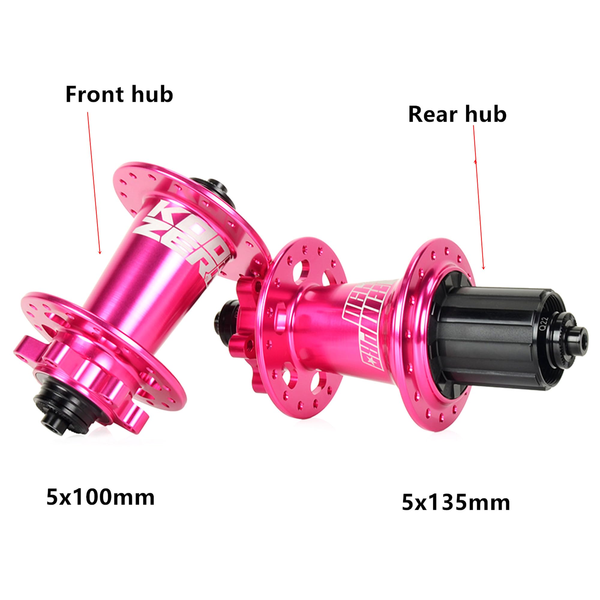 Amazon.com : BestParts XM490 PRO MTB Rear Hub 135mm 32 Hole Quick