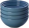 Le Creuset PG9102S4-166M Soup Bowls Set of 4, 22 oz6.25, Marine
