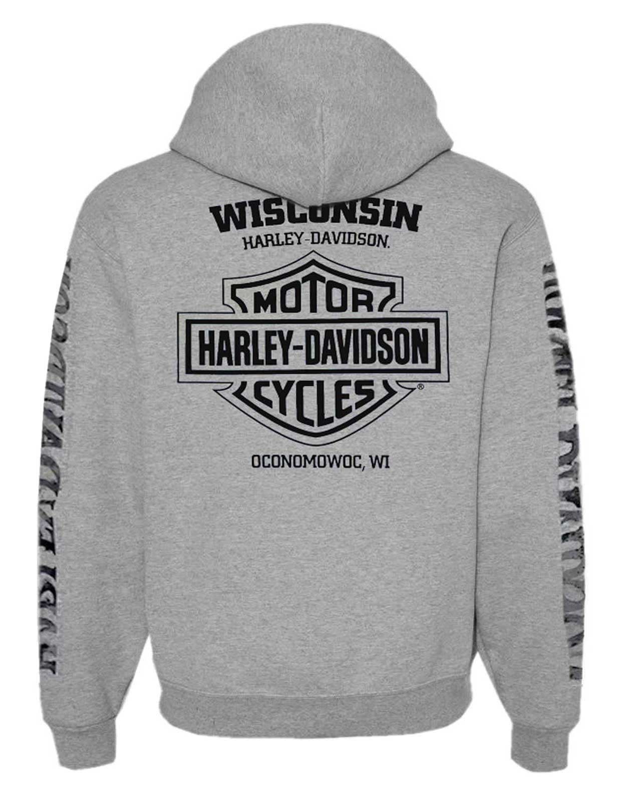Harley-Davidson Herren 30296654 Hooded (1er Pack)