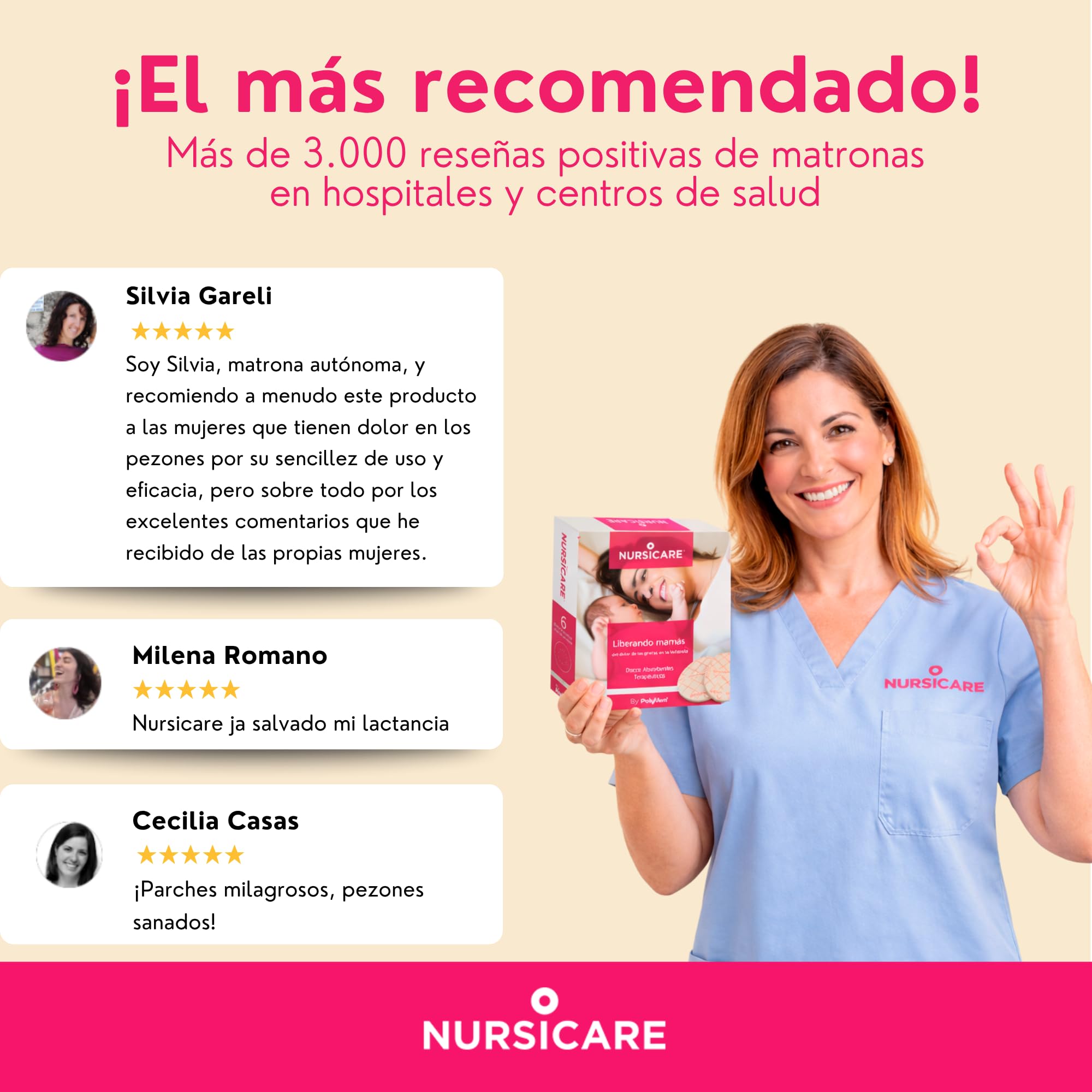 PACK PROMOCIÓN Curso Online Primeros Auxilios Pediátricos + Nursicare Parches Para Reducir Dolor en los Pezones Durante la Lactancia | Apósitos Cura Grietas | 12 Unid. | Altísima Calidad