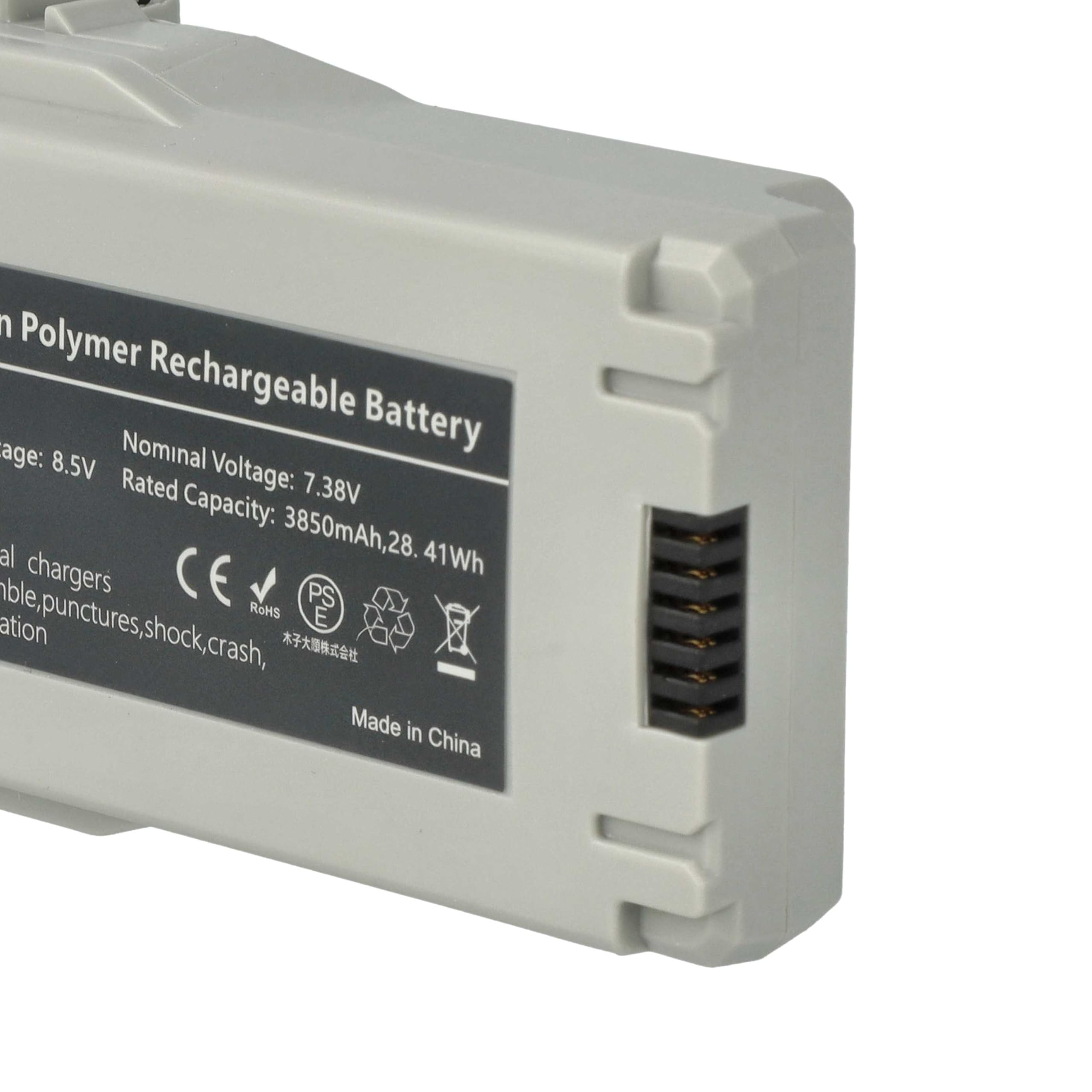 vhbw 2x batteria sostituisce DJI BWX140-2590-7.32, BWX162-2453-7.38 per drone quadricottero multicottero (3850mAh, 7,4V, Li-Poly)