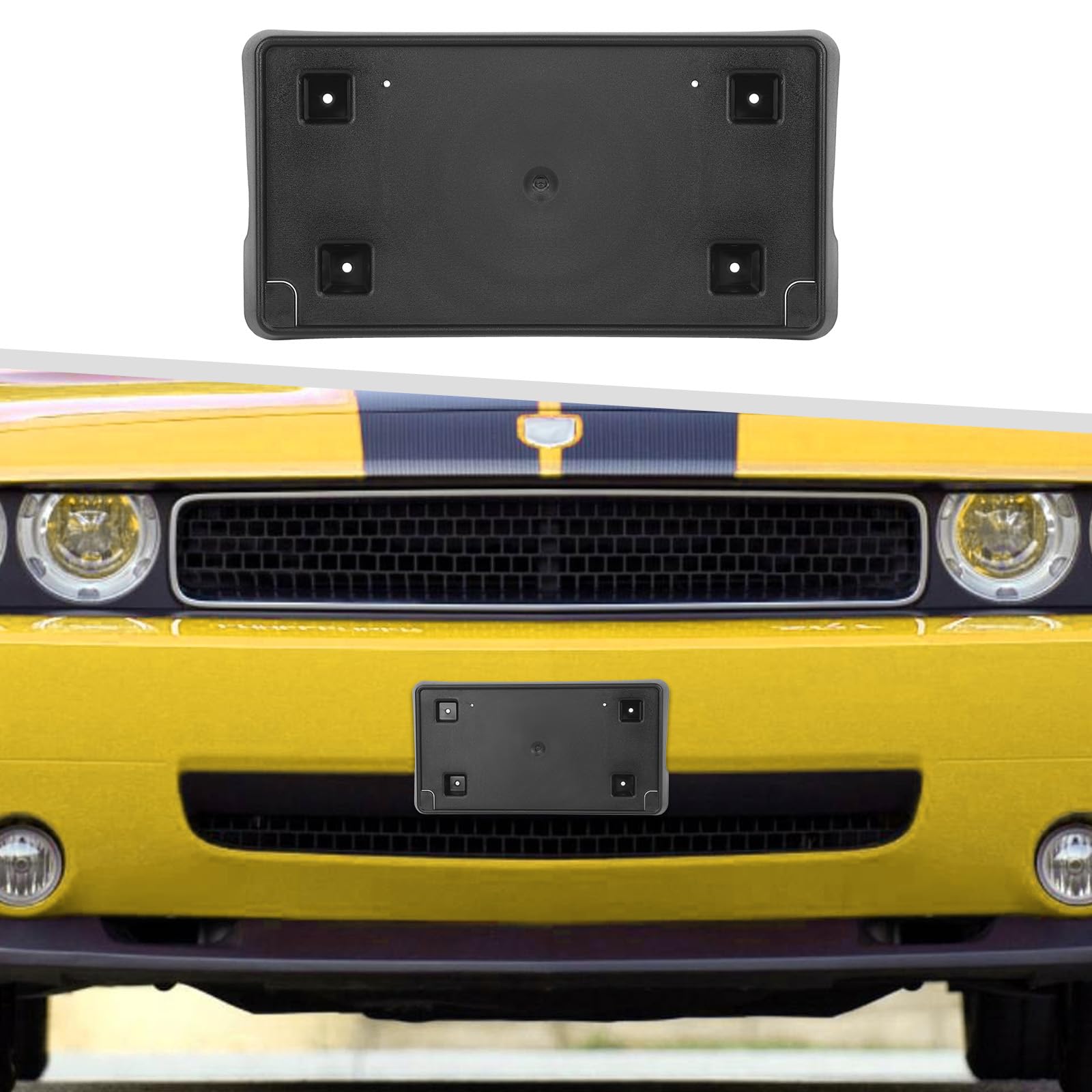 Soporte para placa de matrícula: repara el frontal de tu Challenger 2008-2010 7