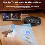 roborock Qrevo S5V Robot Vacuum and Mop, FlexiArm Edge Mopping, 12,000Pa Suction, Smart Obstacle Avoidance, Dual Anti-Tangle Brushes, 10mm Mop Lifting, Auto Mop Washing&Drying, Self-Emptying&Refilling