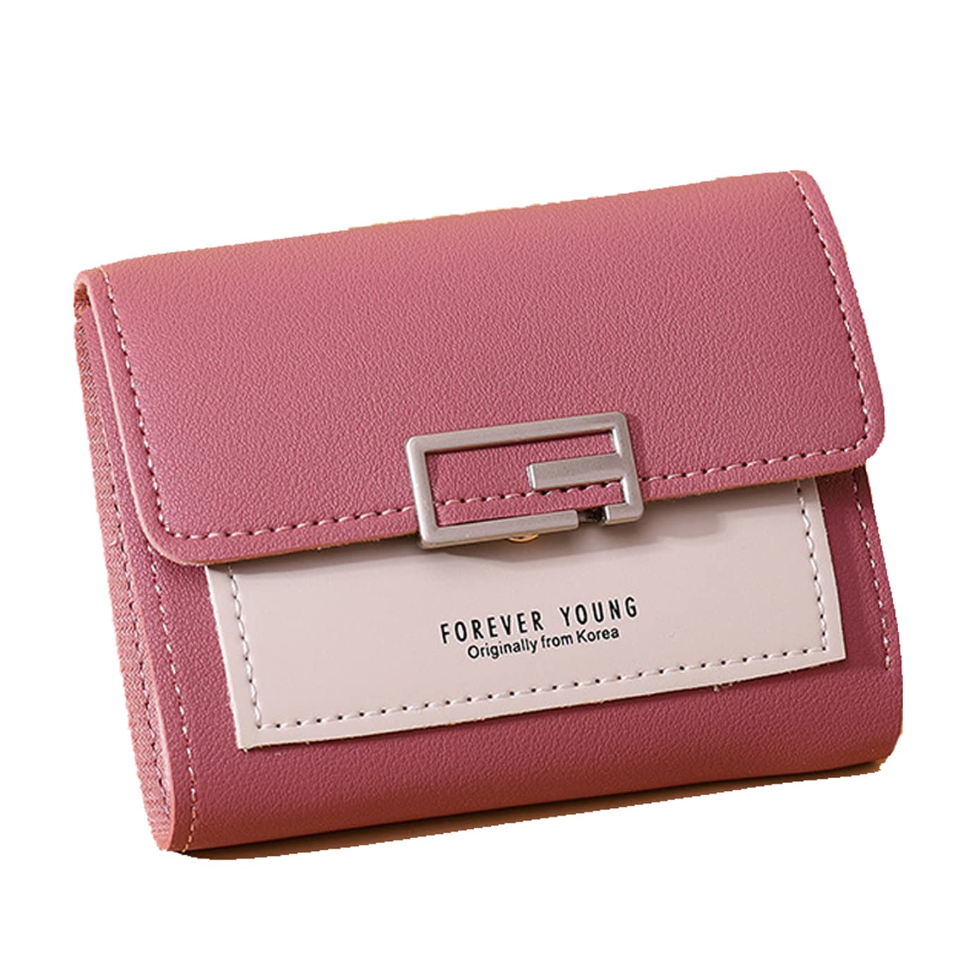 Korean Imported Tri Fold Wallet Women's Foldable Wallet Women's Mini Wallet Flip Top Card Wallet (Random Color)-image-27