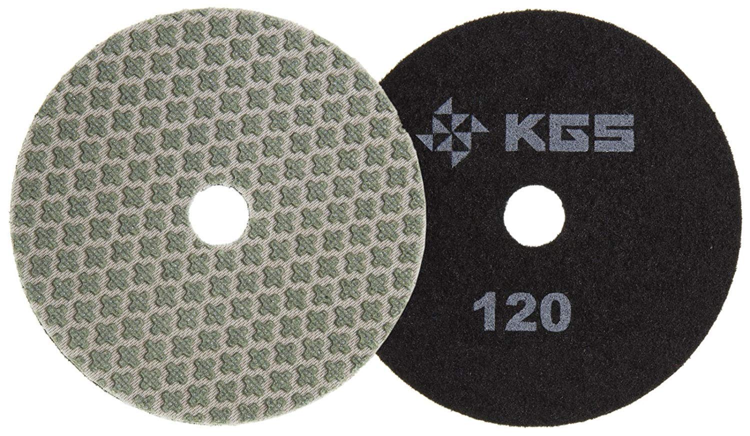 7 Disques Polissage Diamanté à Sec Ø100x15mm KGS Swiflex XX Grain 60 à 3000