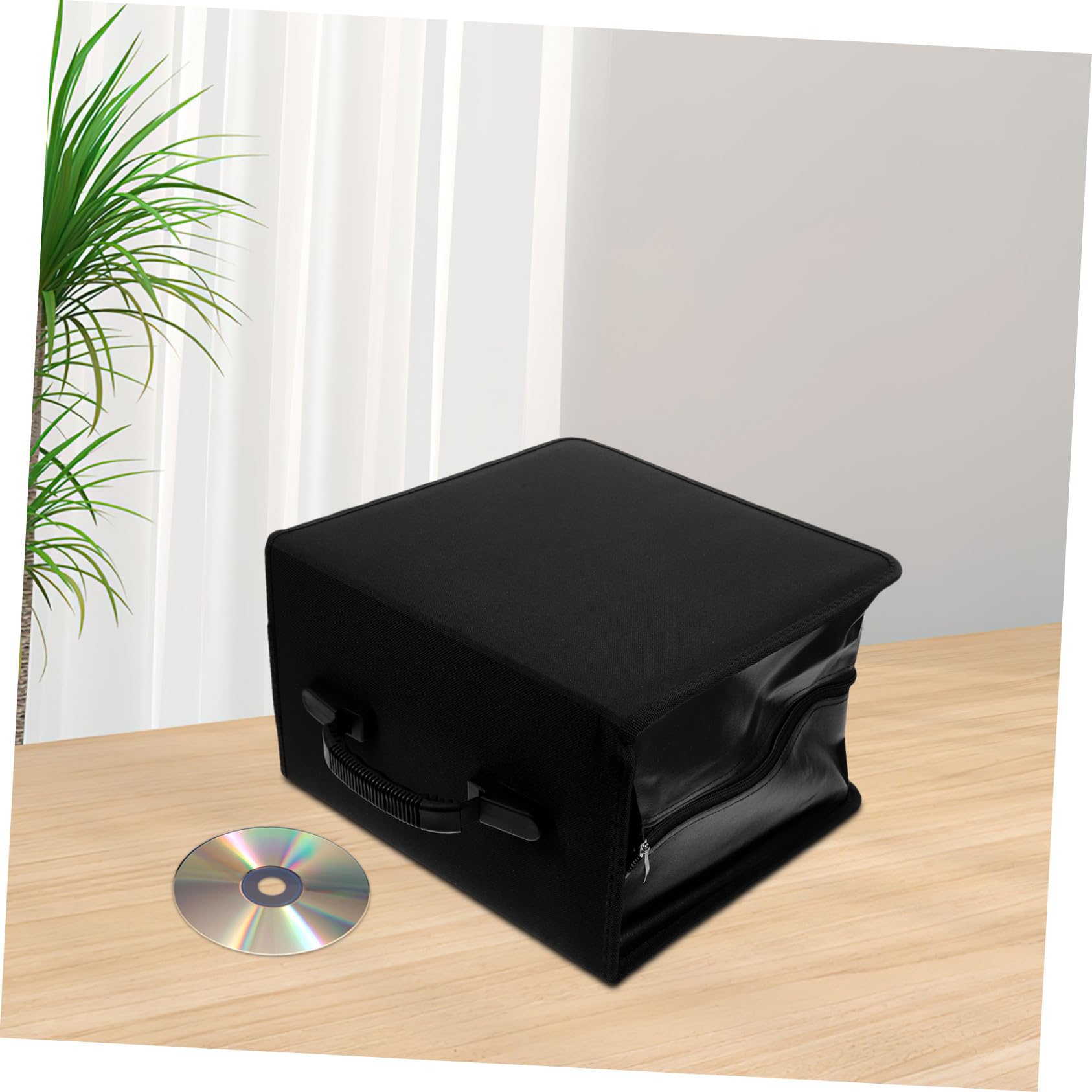 Custodia Organizer CD per Auto in PU con Manico capacità Dischi Porta Dvd Portatile Grande per Film e Musica Materiale Oxford Resistente e Design Pratico per Viaggi
