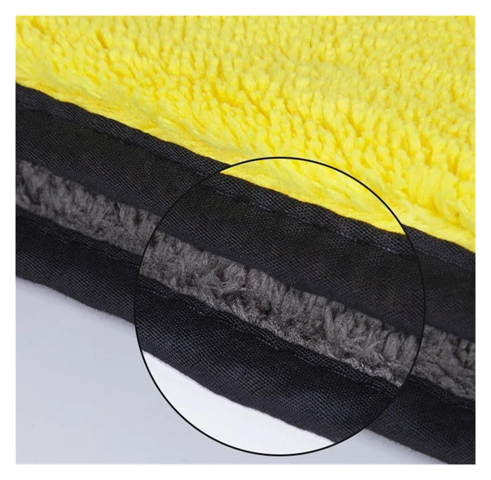 5pcs Microfiber Cleaning Towel Thicken Soft Drying Cloth Car Body Washing Towels Double Layer Clean Rags 30 40 — view 6