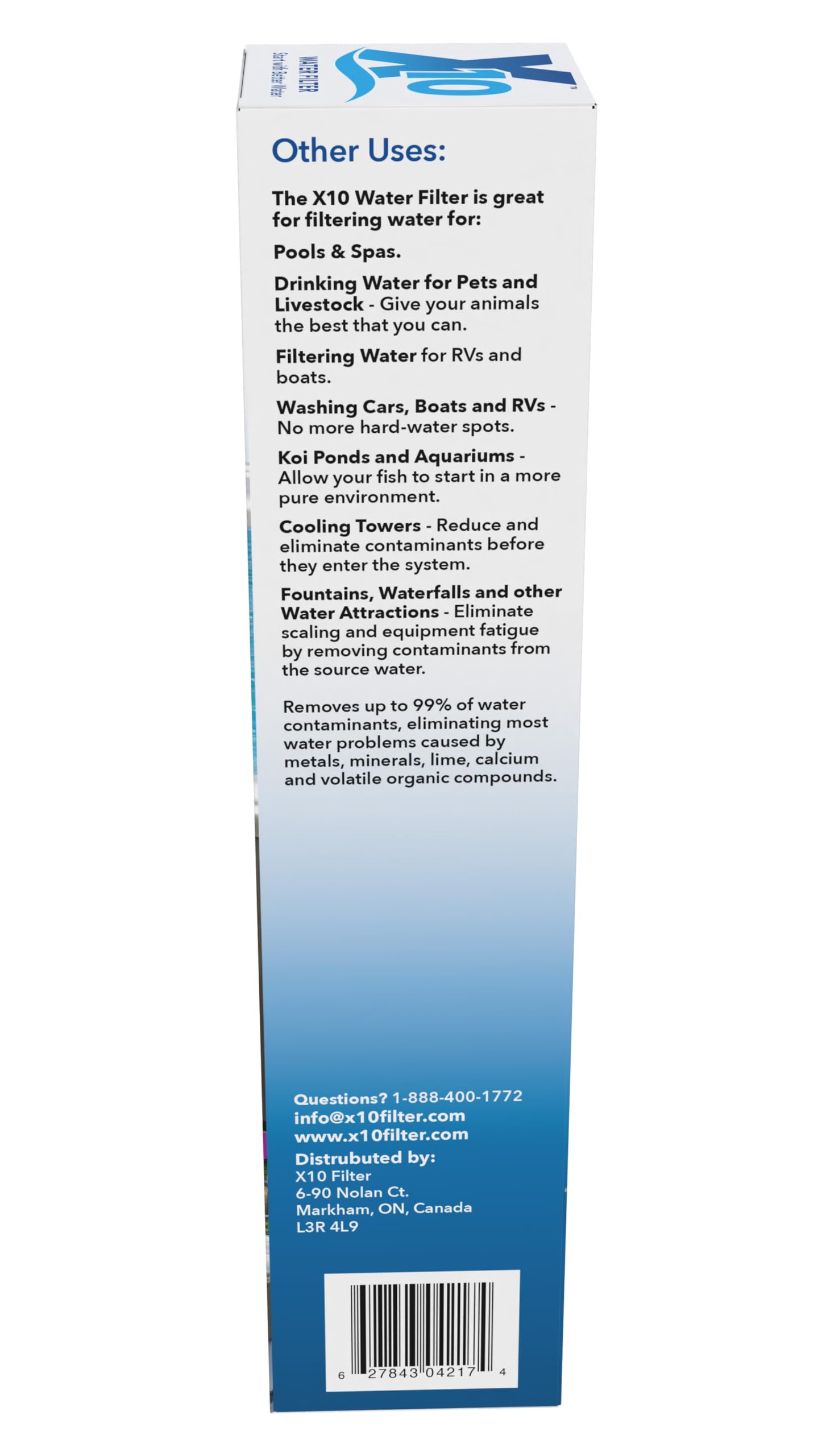 Spa Marvel X10 Water Filter