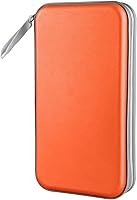 Vista 7 de Funda para CD, DVD con capacidad para 96 unidades, de plástico duro, CD y DVD, carpeta de almacenamiento para coche, hogar, oficina, viajes (blanco)