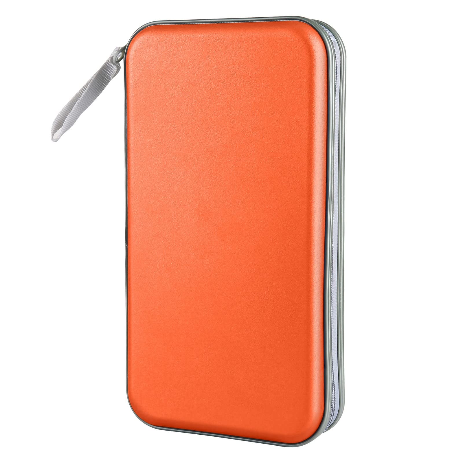 Siveit CD DVD Cases 96 Capacity Disc Storage Binder for Car(Orange)