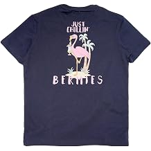 BERMIES Mens Graphic T-Shirt - Premium Cotton, Soft & Breathable, Front & Back Print, Casual Fit