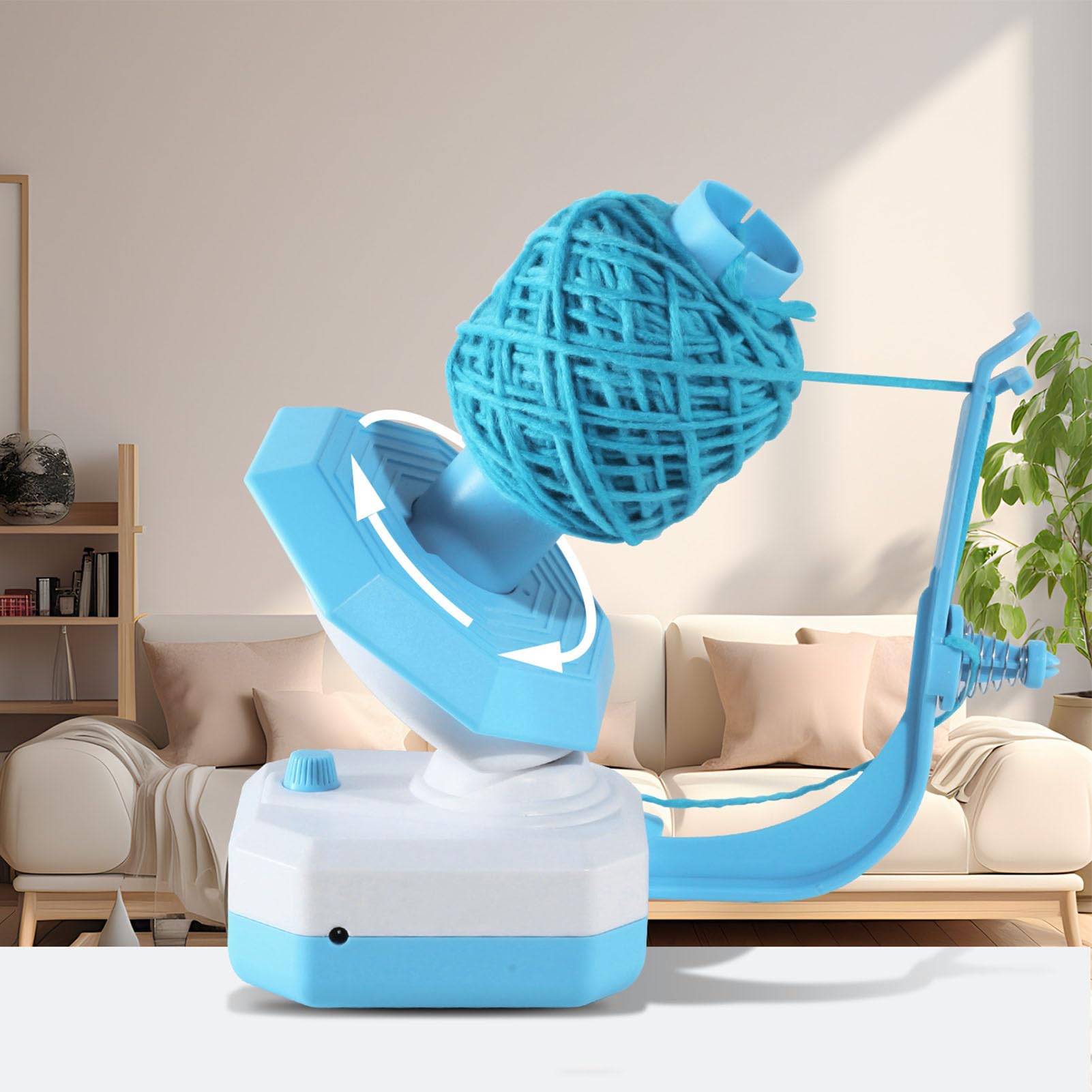 Yarn Winder, Electric Yarn Ball Winder, Easy to Install USB Winder Support Knitting Projects Sewing Supplies Ideal Helper for Knitting Lovers