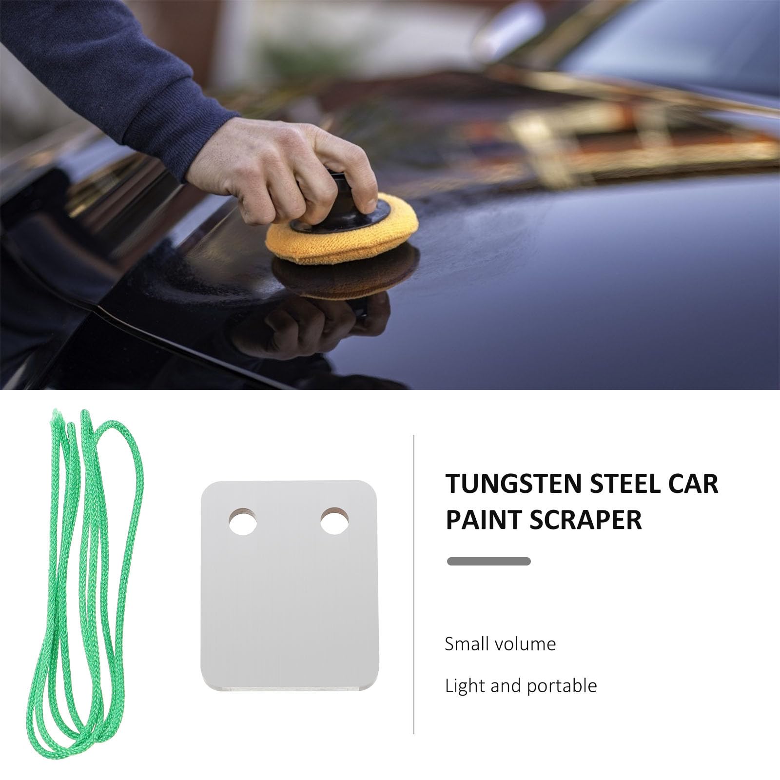 Raspador Portátil de Acero de Tungsteno para Limpieza y Pulido de Pintura en Mantenimiento de Coches, Herramienta Eficaz para Eliminar Pintura y Adhesivos Varios estilos