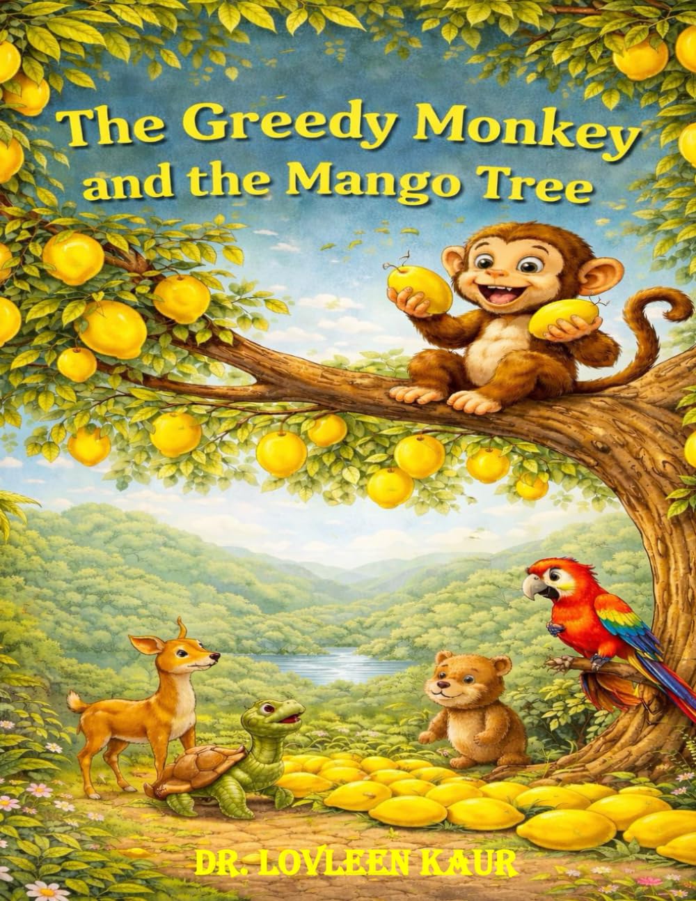The Greedy Monkey and the Mango Tree: A Fun Jungle Moral Story About Greed, Sharing, and Kindness for Kids: 1 (Greed Stories for Kids, Volume 1: ... About Sharing, Kindness and Good Values)