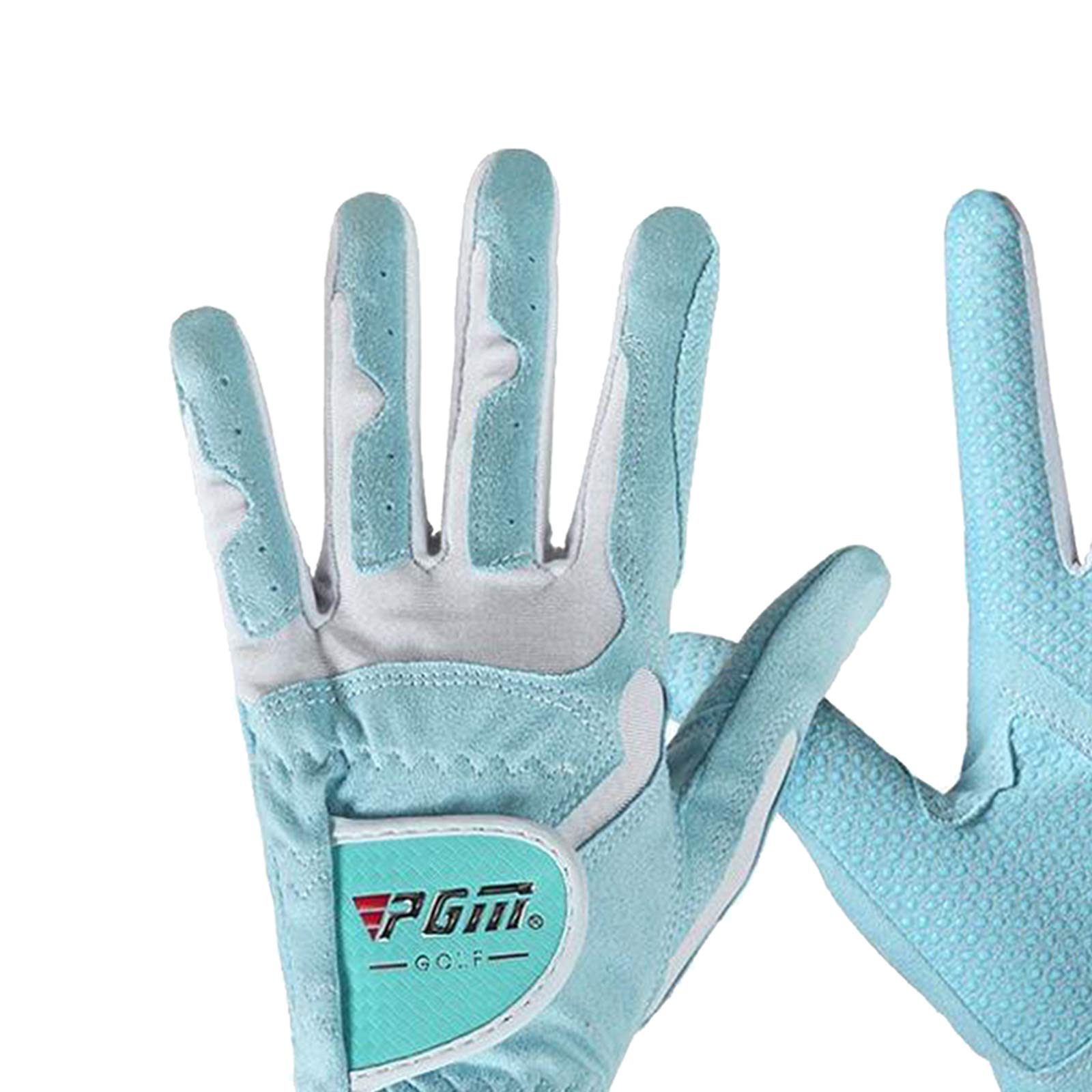 Guantes para Golf Mujer Agarre Antideslizante Elástico Material Elástico E Izquierda