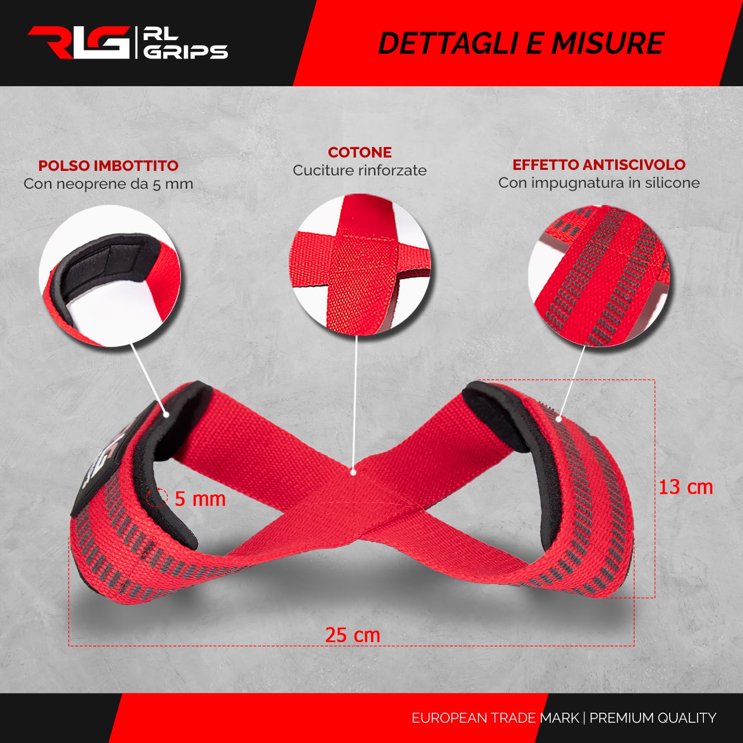 Accessori Allenamento Forza Cinghie Sollevamento Pesi In Pelle - Lifting Straps Bodybuilding Antiscivolo Per Palestra Accessori Powerlifting - Foto 3