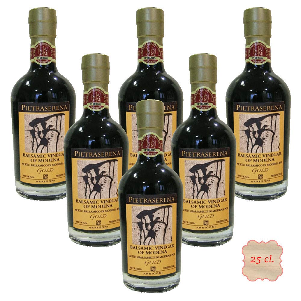 Vinagre Balsámico de Módena I.G.P. Oro 7 años (6 botellas 25 cl.)