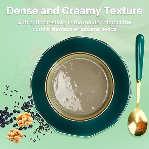 Miniatura 7 de FU PAI E JIAO Polvo de frijol negro de nuez de sésamo negro, reemplazo de comidas con regulación del colesterol y antioxidación, sin OMG, vegano,