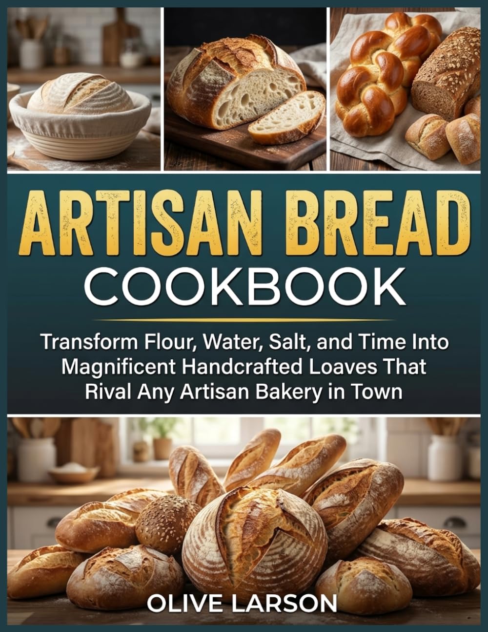 Artisan Bread Cookbook: Transform Flour, Water, Salt, and Time Into Magnificent Handcrafted Loaves That Rival Any Artisan Bakery in Town