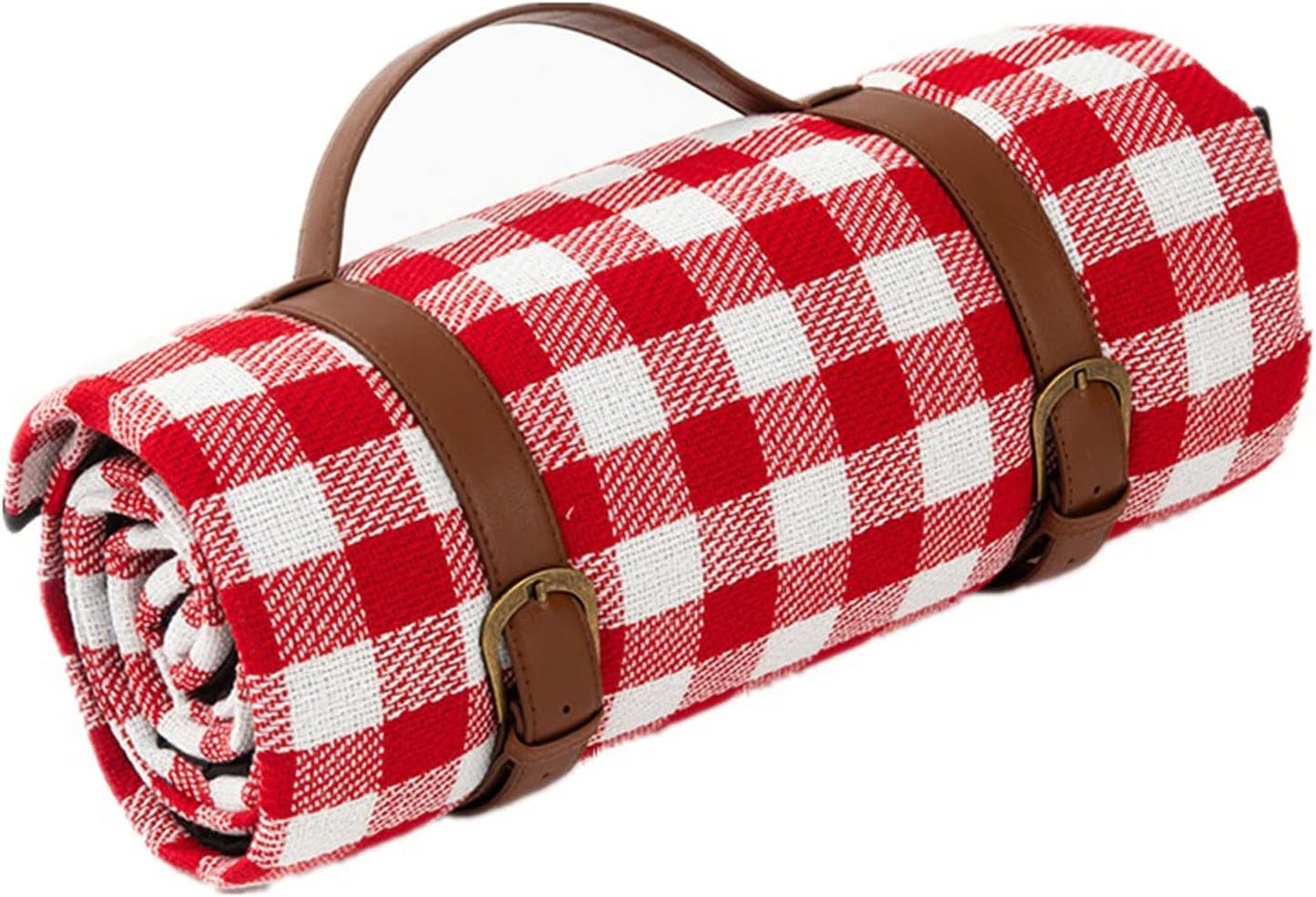 Beach Blankets 150 * 200cm Picnic Camping Bay Mat Plaid Blanket Moisture-Proof Outdoor Picnic Mattress Beach Mat Cushion with(Rojo)